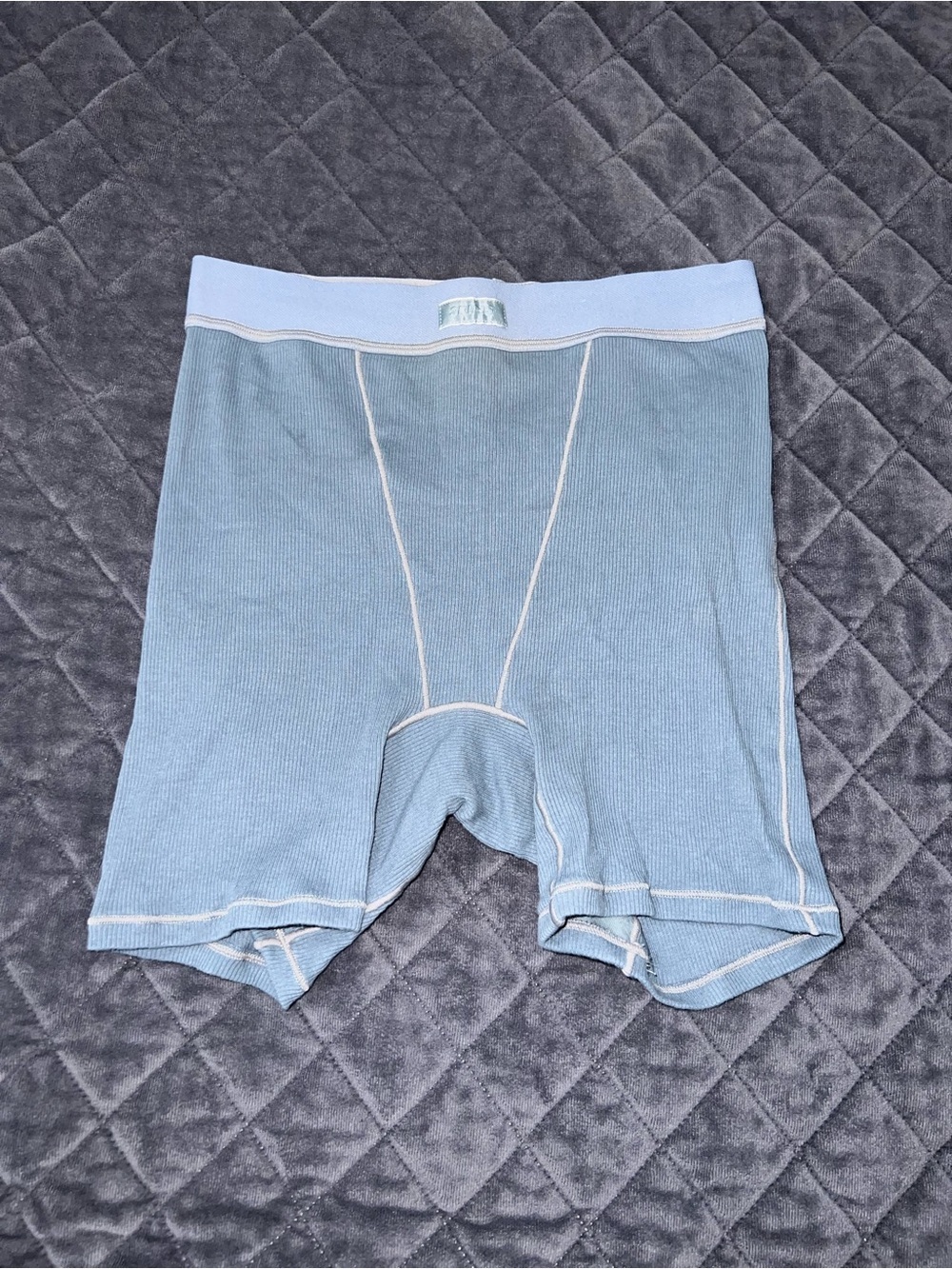 Skims Boyfriend Boxer Short Women Small Kyanite Boy Short PJ’s Lounge High Rise
